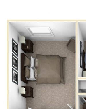 3 bedroom apartment floor plan