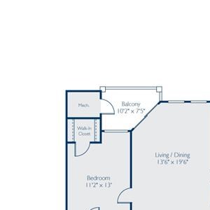 Regatta Bay Two Bedroom Floor Plan