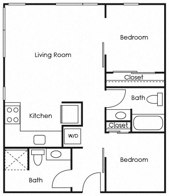 B3 Floor Plan at Lower Burnside Lofts, Oregon