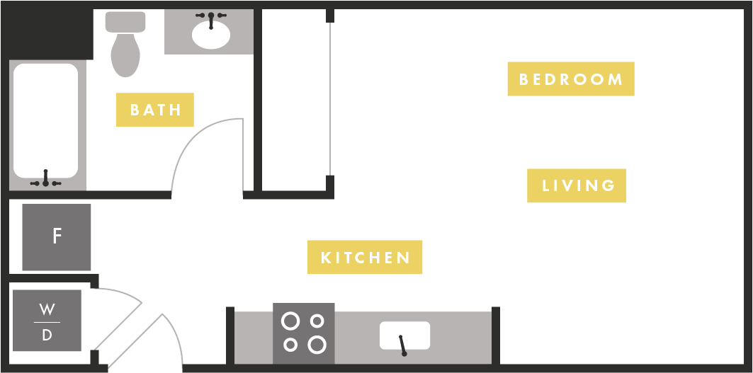 Apartment Layout Apartment Layout at The Martin, San Francisco, 94107