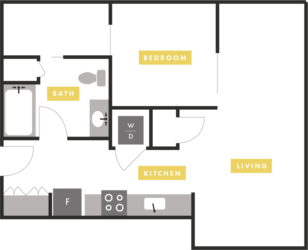 Apartment Layout Apartment Layout at The Martin, San Francisco, CA