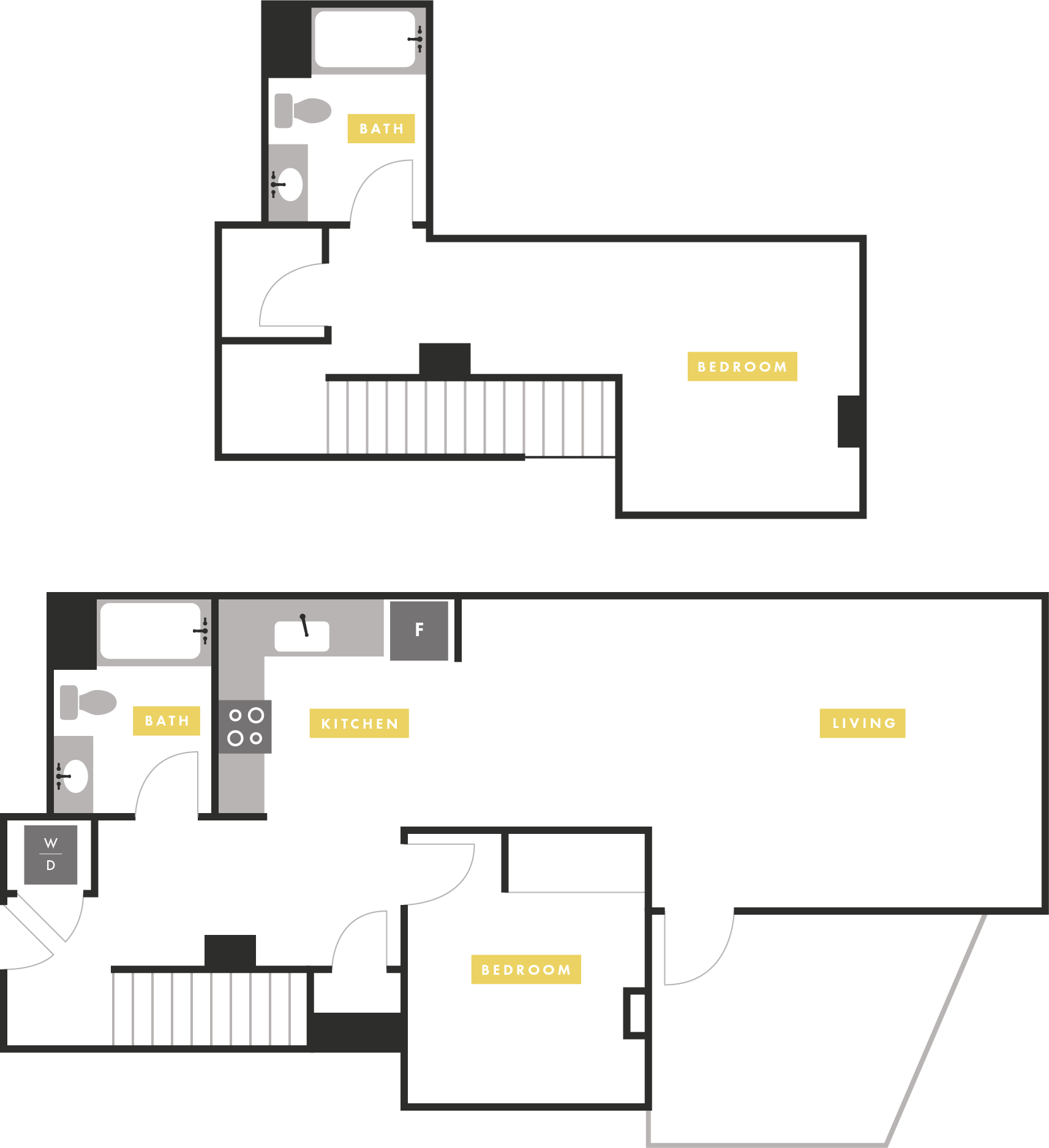 Apartment Layout Apartment Layout at The Martin Apartments, 2051 3rd Street, San Francisco, CA