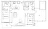 2 bedroom + 2 bathroom apartment floor plan at Summhill Village apartments at Nanaimo, BC
