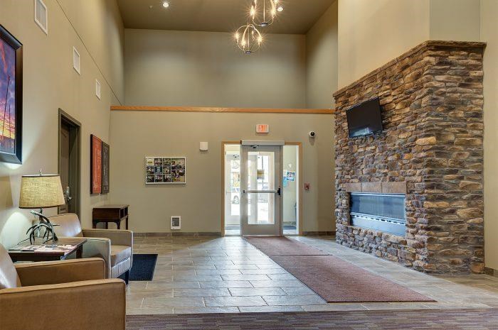 Lobby at Bluffs of Williston Apartments ND