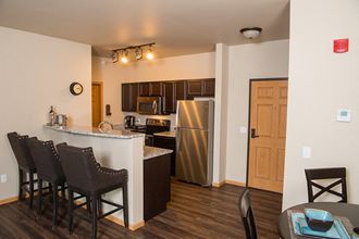 Kitchen at Pines Rapid City Apartments SD
