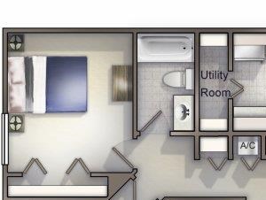 Four Bedroom Two Bath with Balcony Four Bedroom Two Bath with Balcony Floor Plan Allegro Palms Riverview Florida