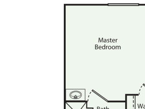 Floor Plan 2 Bdr 2 Bth
