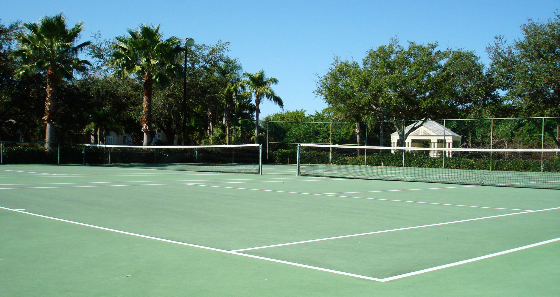 Tennis Court at Bridgewater Apartments, St. Petersburg