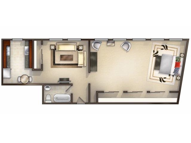 Floor Plans of City View Apartments in Los Angeles, CA