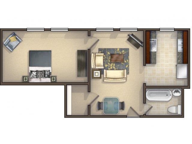 Floor Plans of City View Apartments in Los Angeles, CA