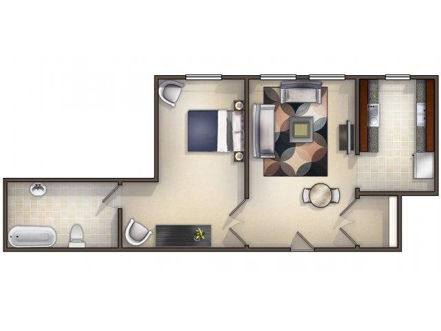 1-1-S Floor Plan 4