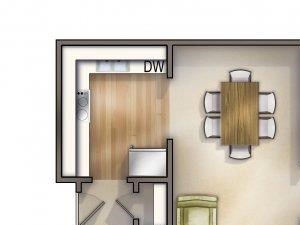 Devonshire floor plan 2 bed 2 bath Foxcroft Tampa FL