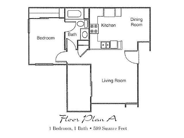 Floor Plan 1 Bdr