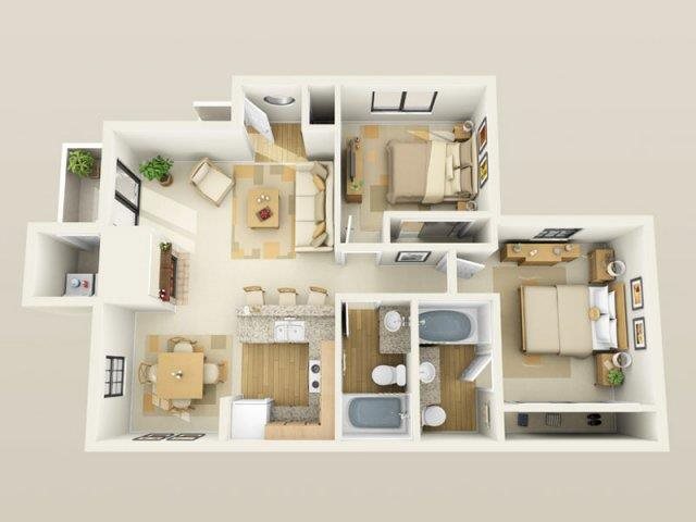 Two Bed Two Bath Pacific Harbor Las Vegas Nevada