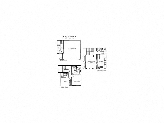 South Beach Style Floor Plan Palmilla North Las Vegas Nevada