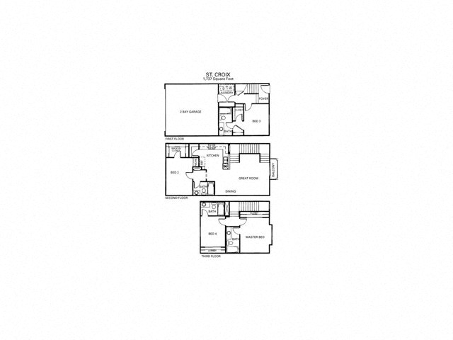 Saint Croix Style Floor Plan Palmilla North a Las Vegas Nevada