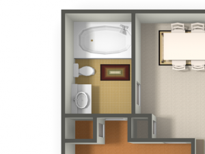 One Bedroom One Bathroom Floor Plan Las Vegas Henderson Nevada