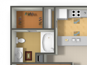 Two Bedrooms Two Bathroom Floor Plan Las Vegas Henderson Nevada