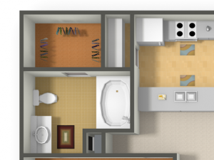 Two Bedrooms Two Bathroom Floor Plan Las Vegas Henderson Nevada