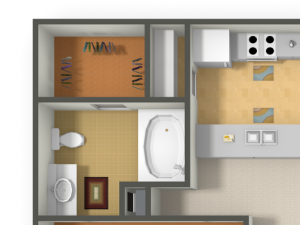 Two Bedrooms Two Bathroom Floor Plan Las Vegas Henderson Nevada