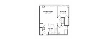 1 Bedroom 1 Bathroom