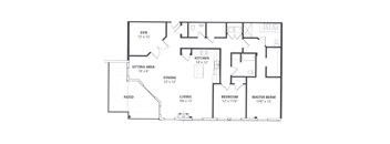 2 Bedroom 2.5 Bath 1 Den