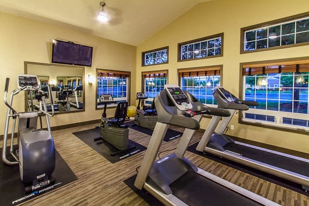 Gym at Waterford Apartments, Everett, Washington