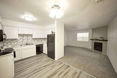Kitchen and living room l Terrace Hill Apartments