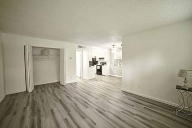 Living room and kitchen l Terrace Hill Apartments