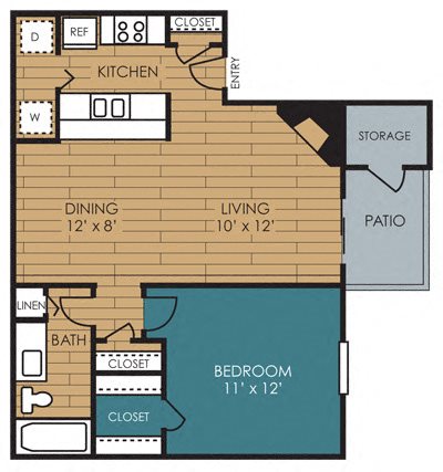 The Manhattan Apartments in Dallas TX | Greenwich | 1 Bedroom Apartment Greenwich