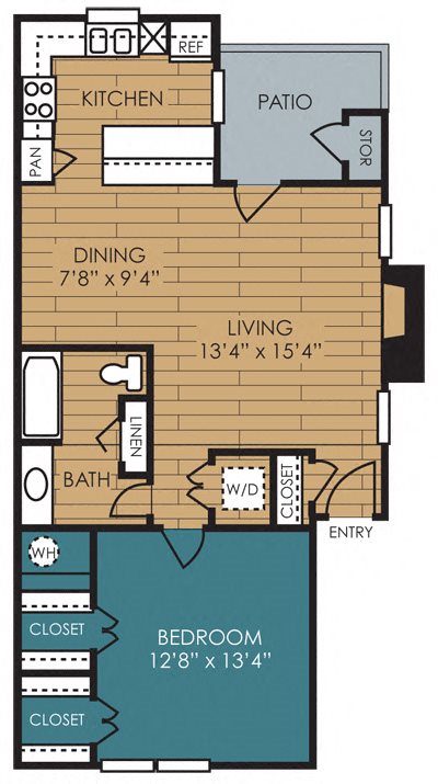 The Manhattan Apartments in Dallas TX | Soho | 1 Bedroom Apartment Soho