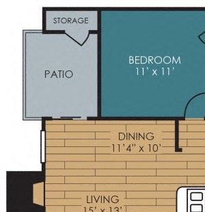 Floorplan Photos Gallery Staten floor plan at The Manhattan Apartments, Dallas, 75252