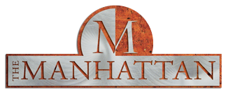 The Manhattan Logo at The Manhattan Apartments, Dallas