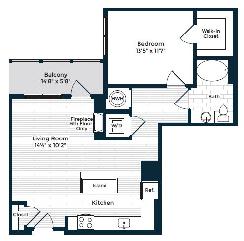 Suite A Floorplan