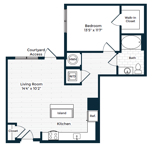 Suite A Floorplan