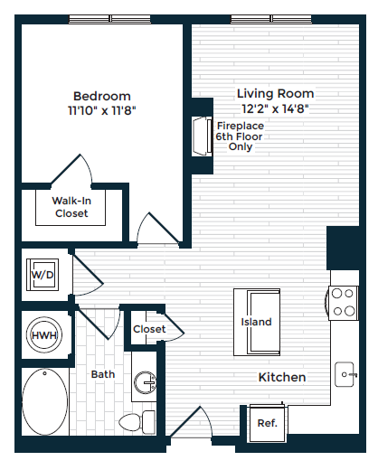Suite A Floorplan