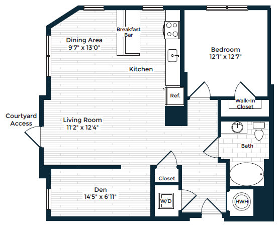 Suite A Floorplan