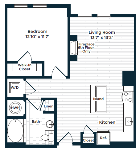 Suite A Floorplan