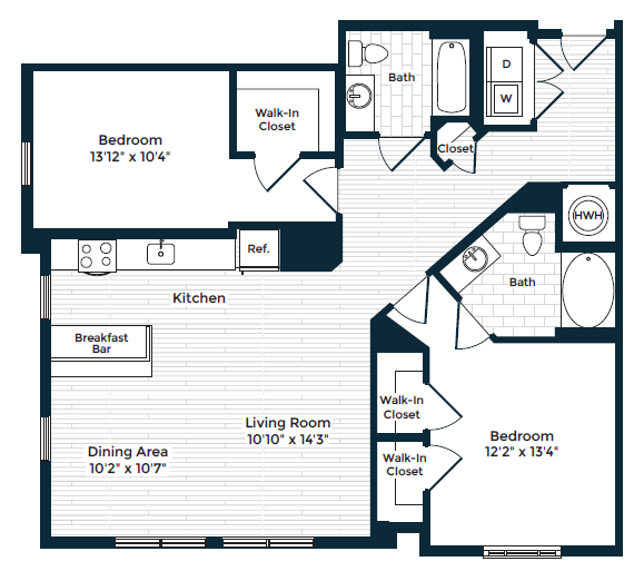 Suite A Floorplan