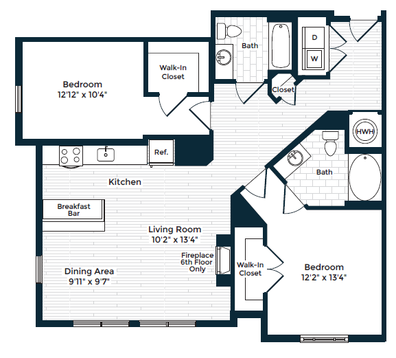 Suite A Floorplan