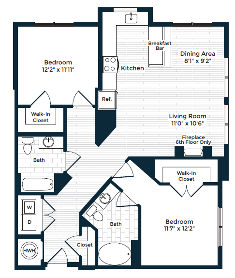 Suite A Floorplan