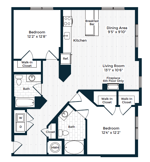 Suite A Floorplan