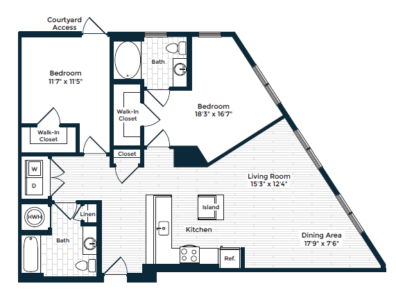 Suite A Floorplan