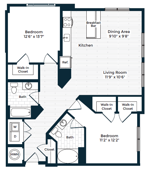 Suite A Floorplan