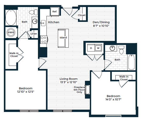 Suite A Floorplan