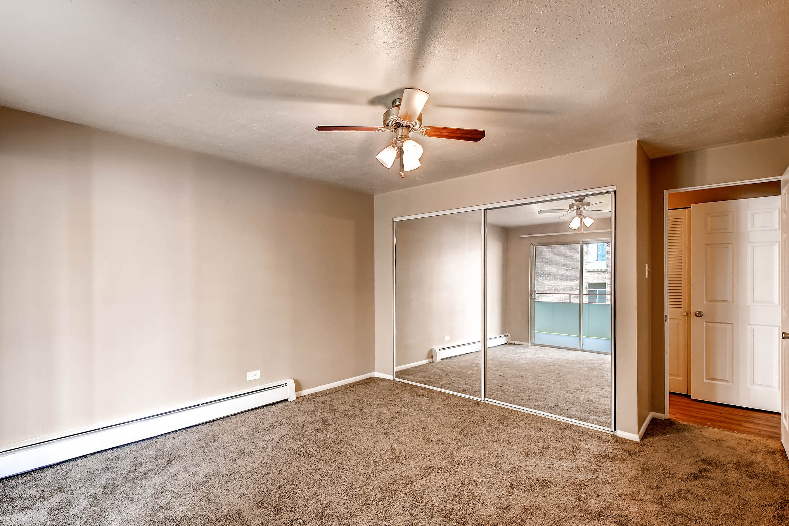 A Standard Living Room at Mondrian Colorado Apartments