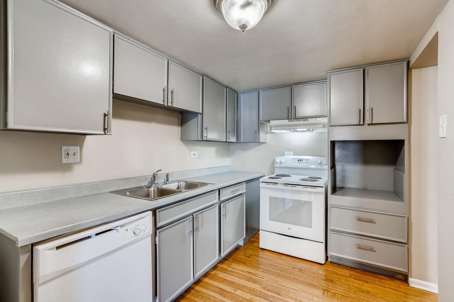 A Standard Kitchen at Mondrian Colorado Apartments