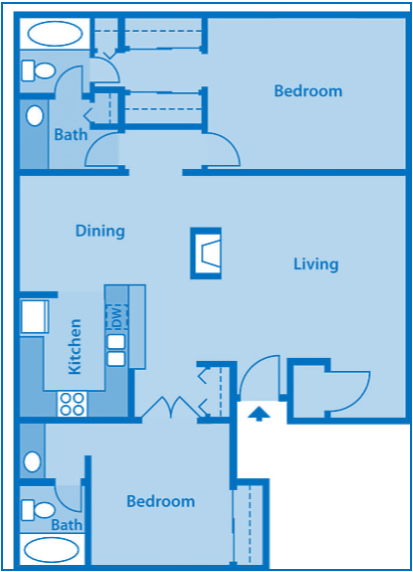 Sycamore Creek Town home Floor Plan