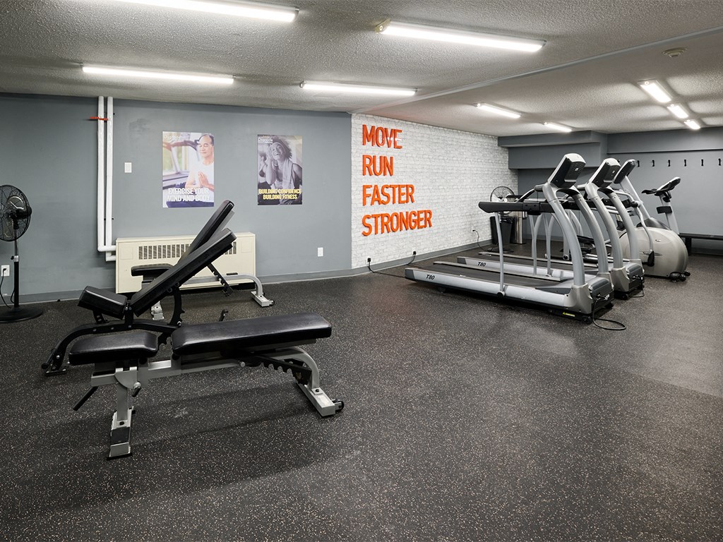 the gym at the inn at the crossroads