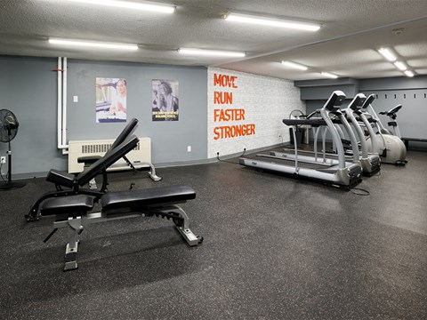 the gym at the inn at the crossroads